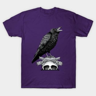 Black Crow, Skull and Cross Keys T-Shirt